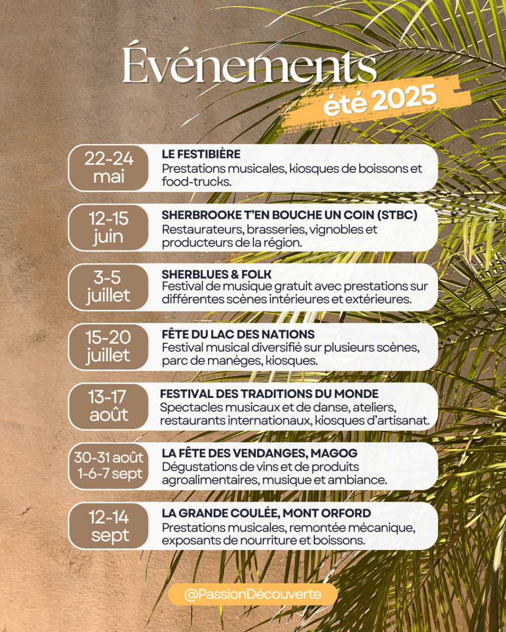 Planifiez votre été à Sherbrooke : les meilleurs événements musicaux et&nbsp;gourmands